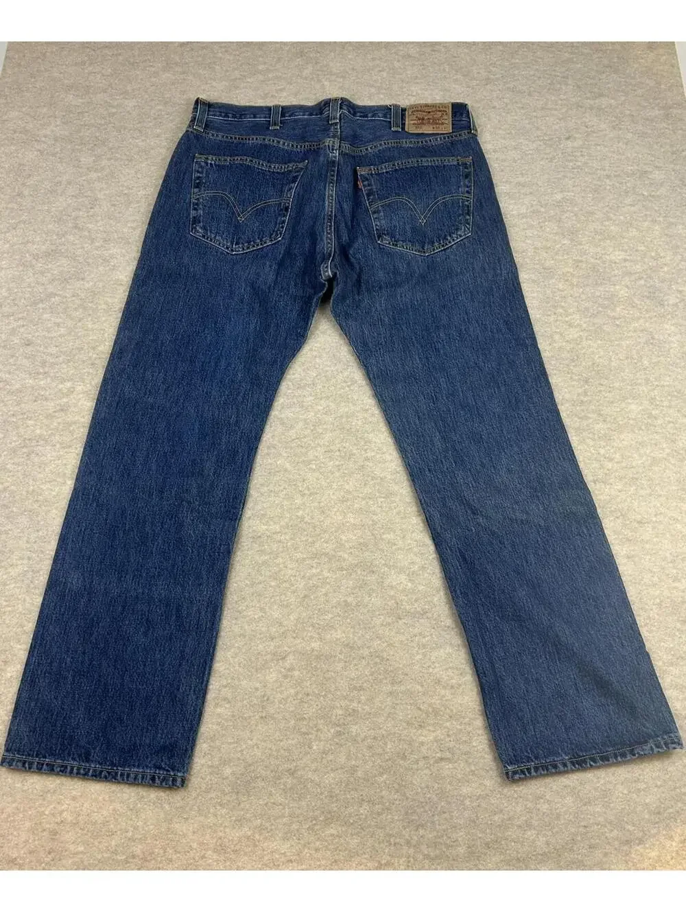 Levi's Y2K 501 Original Straight Leg Blue Jeans Size 38x30